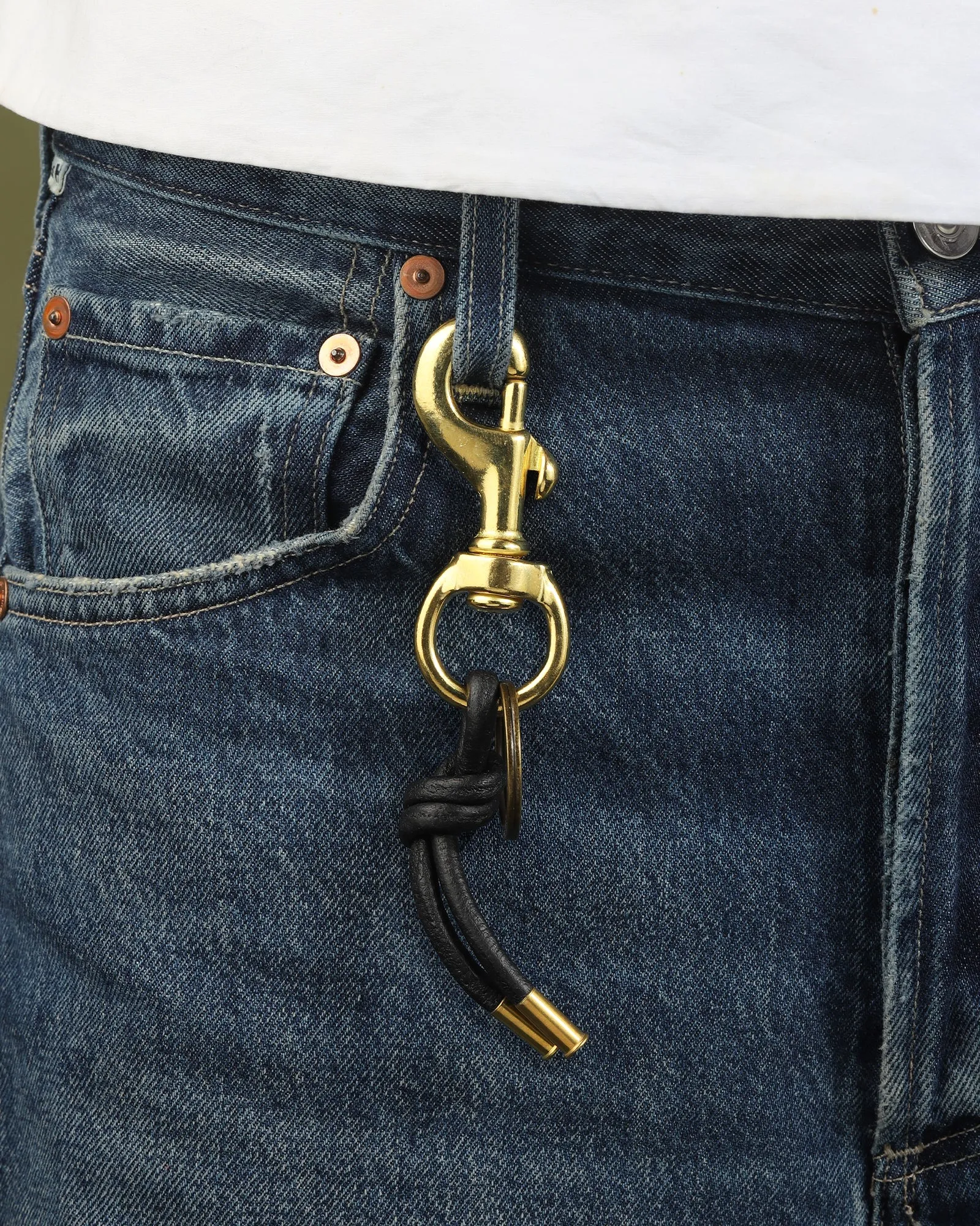 Leather Knot Keychain sold by Blue Ruby product image thumbnail 2