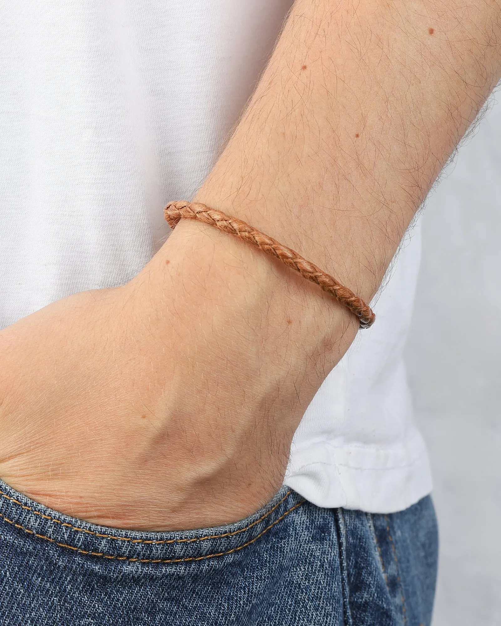 Flint Single Waxed Canvas Bracelet sold by Blue Ruby product image thumbnail 4