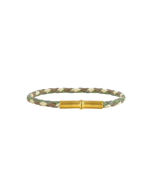 Flint Single Waxed Canvas Bracelet sold by Blue Ruby