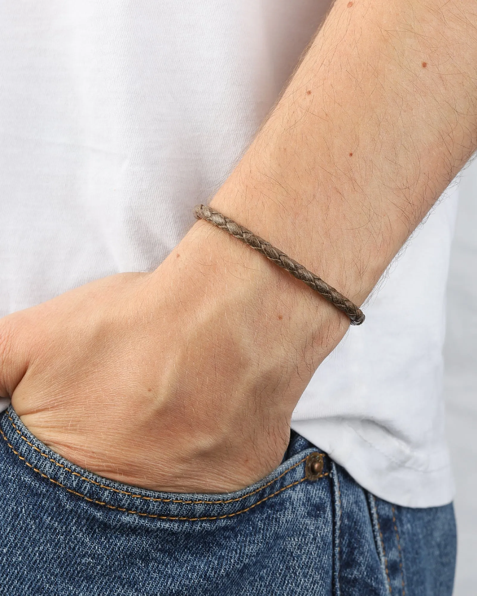 Flint Single Waxed Canvas Bracelet sold by Blue Ruby product image thumbnail 4