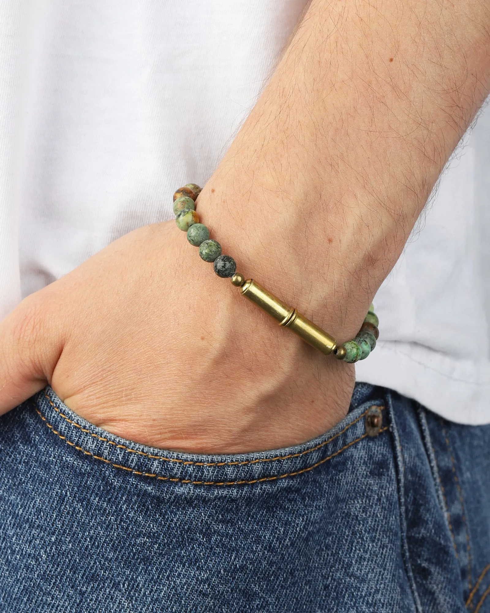 Flint Beaded Single Bracelet sold by Blue Ruby product image thumbnail 2