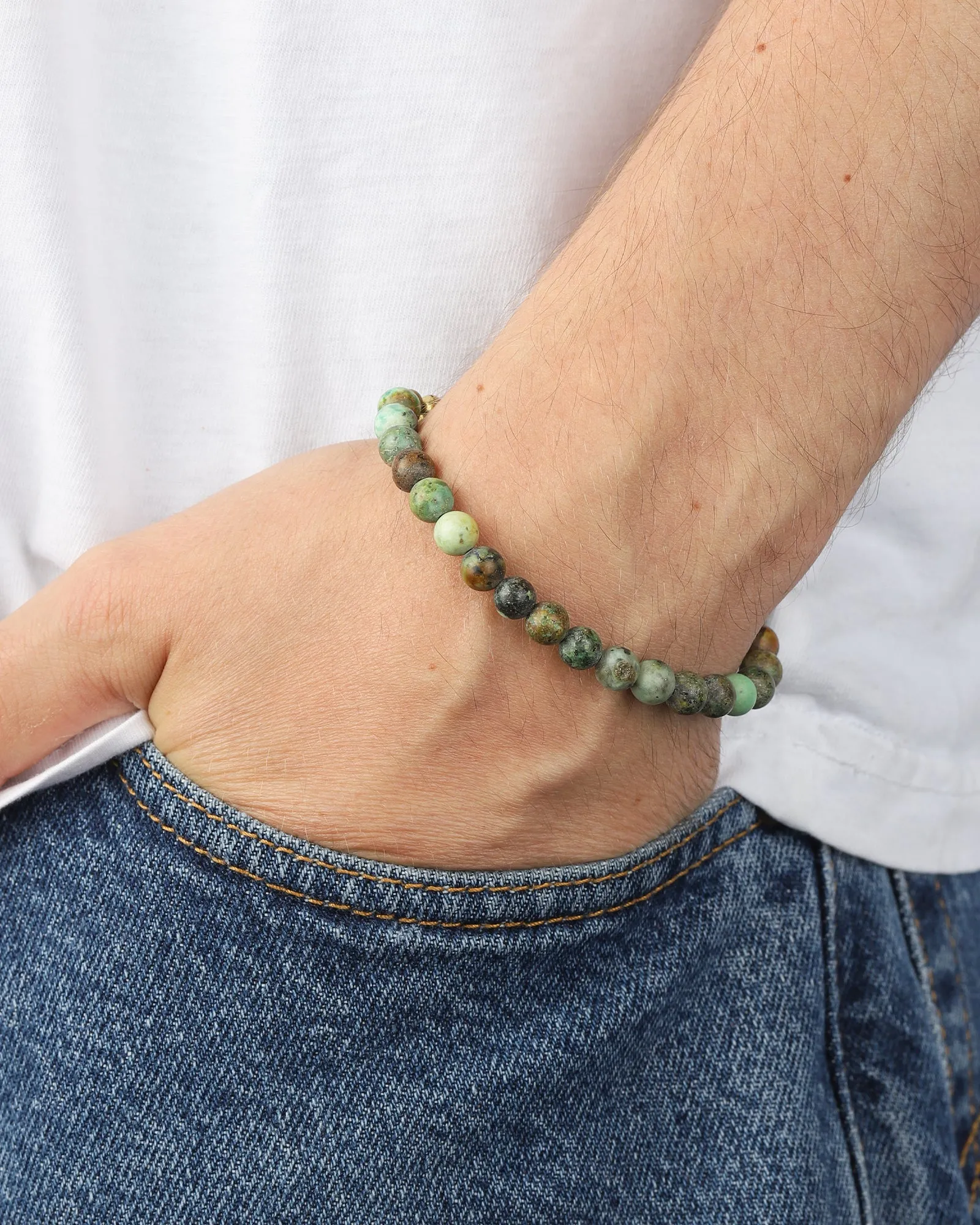 Flint Beaded Single Bracelet sold by Blue Ruby product image thumbnail 4