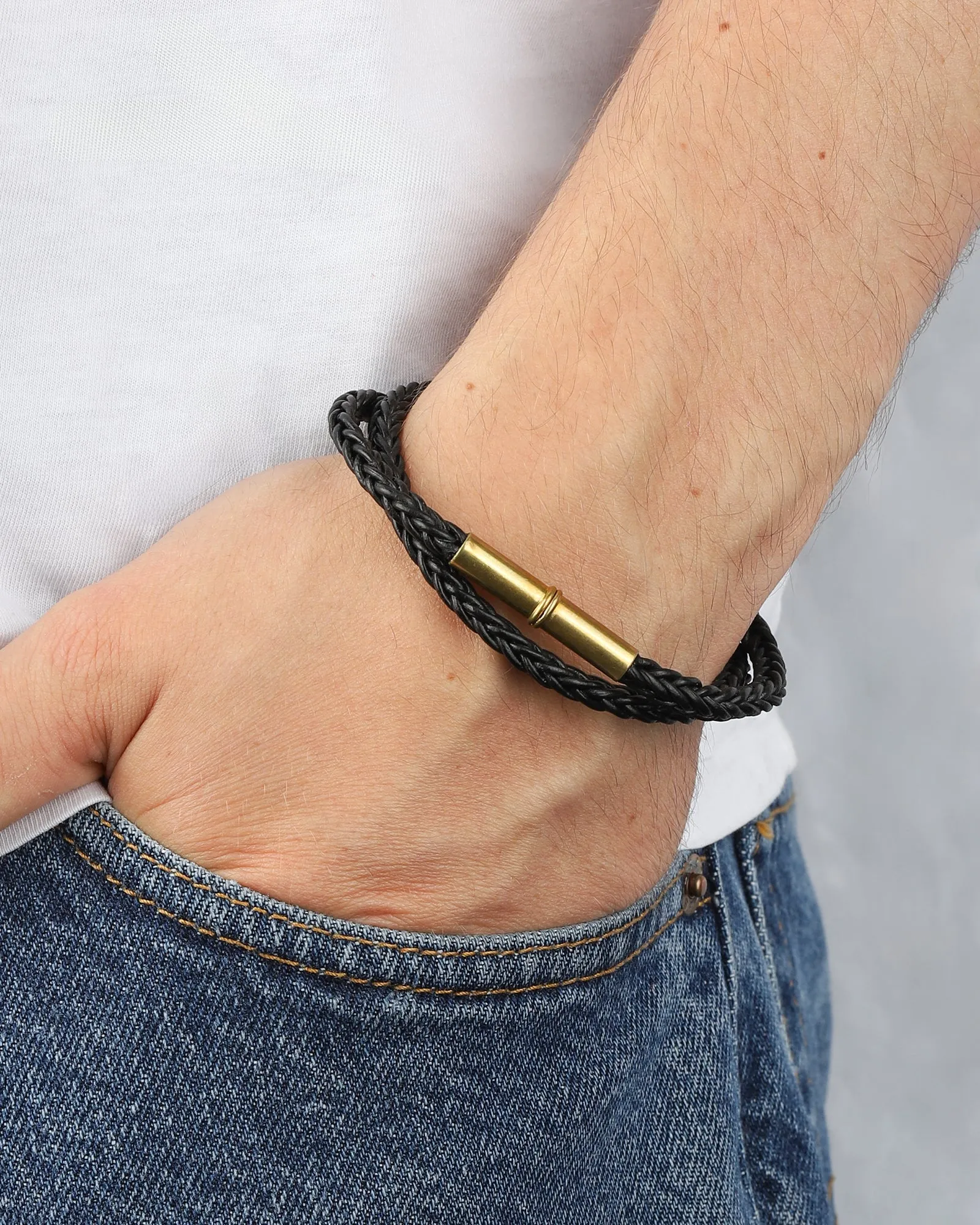 Flint Braided Bracelet sold by Blue Ruby product image thumbnail 4