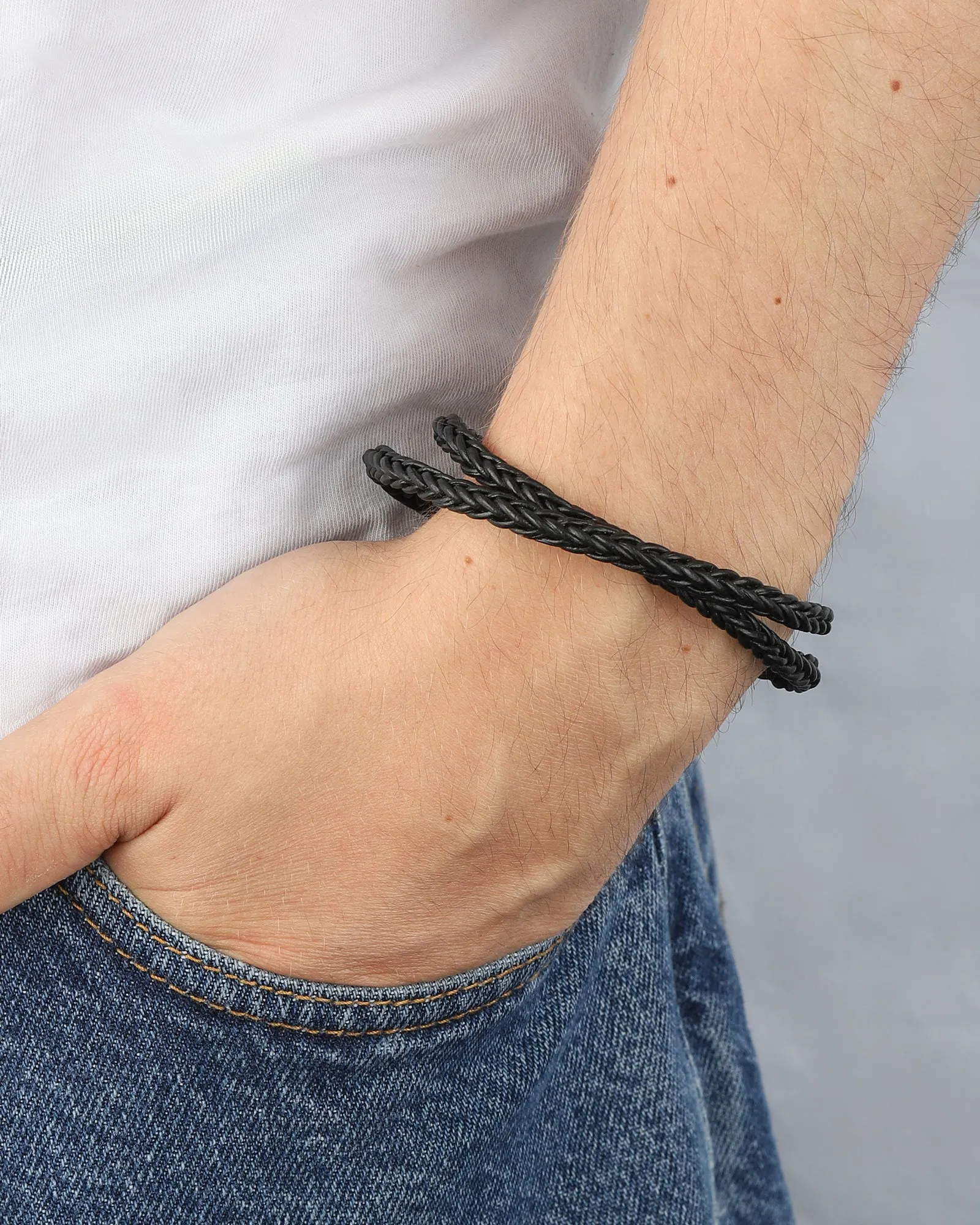 Flint Braided Bracelet sold by Blue Ruby product image thumbnail 2