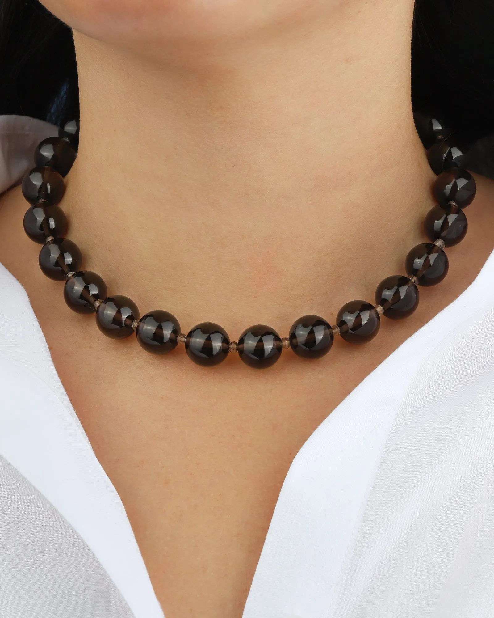 Mixed Shape Chunky Stone Necklace | 14mm sold by Blue Ruby product image thumbnail 2