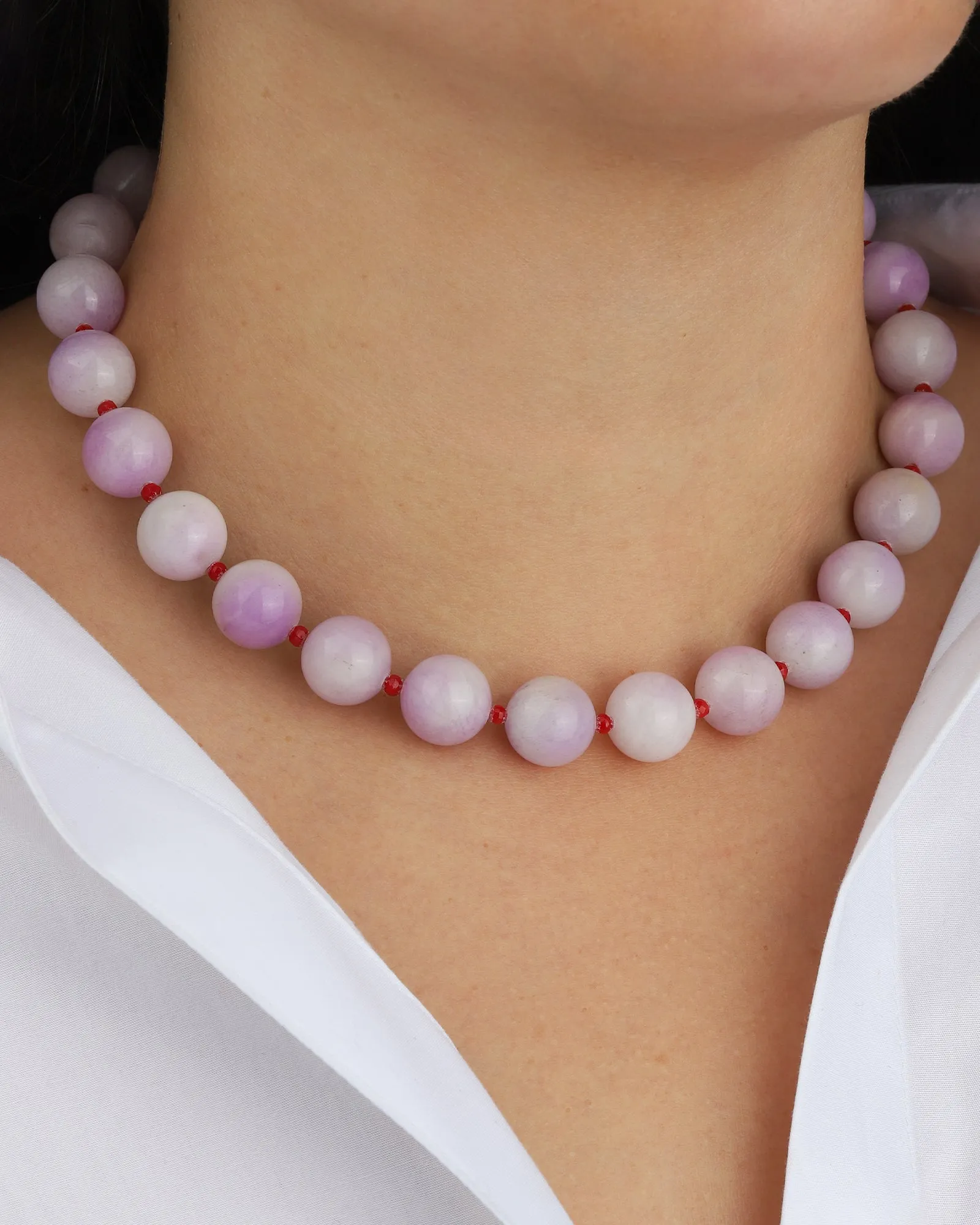 Mixed Shape Chunky Stone Necklace | 14mm sold by Blue Ruby product image thumbnail 2