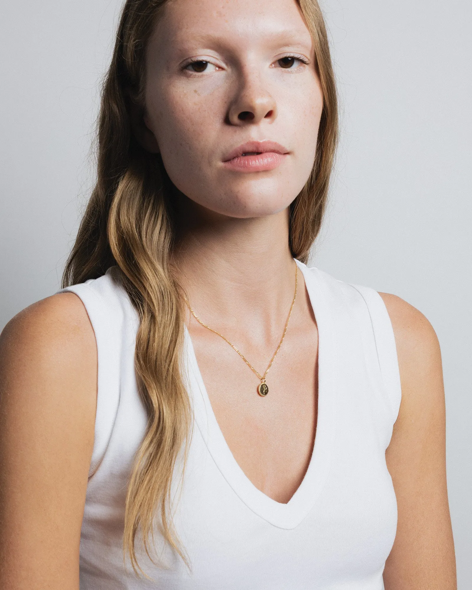 Mini Rose Coin Necklace sold by Blue Ruby product image thumbnail 2