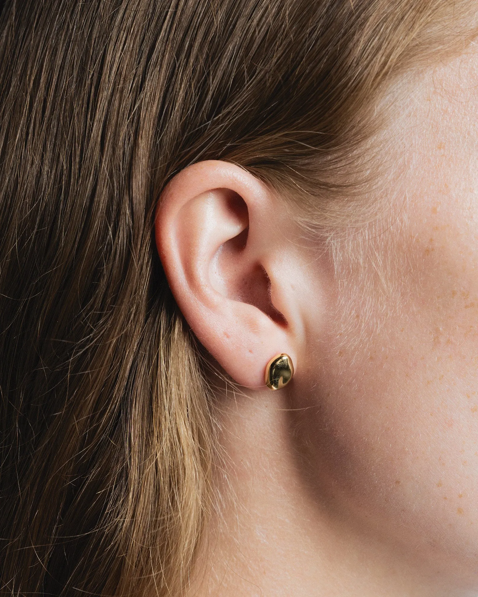 Bean Stud Earrings sold by Blue Ruby product image thumbnail 2