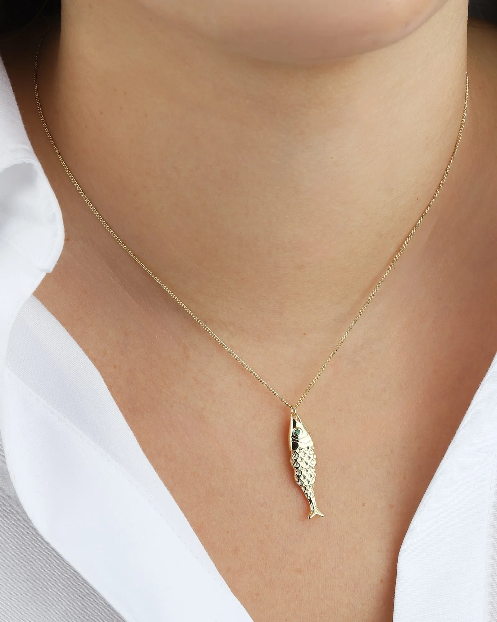 Fish CZ Necklace sold by Blue Ruby product image thumbnail 2