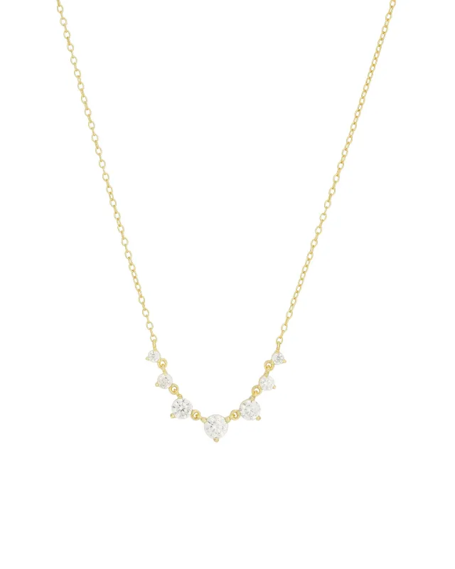 Seven CZ Necklace sold by Blue Ruby