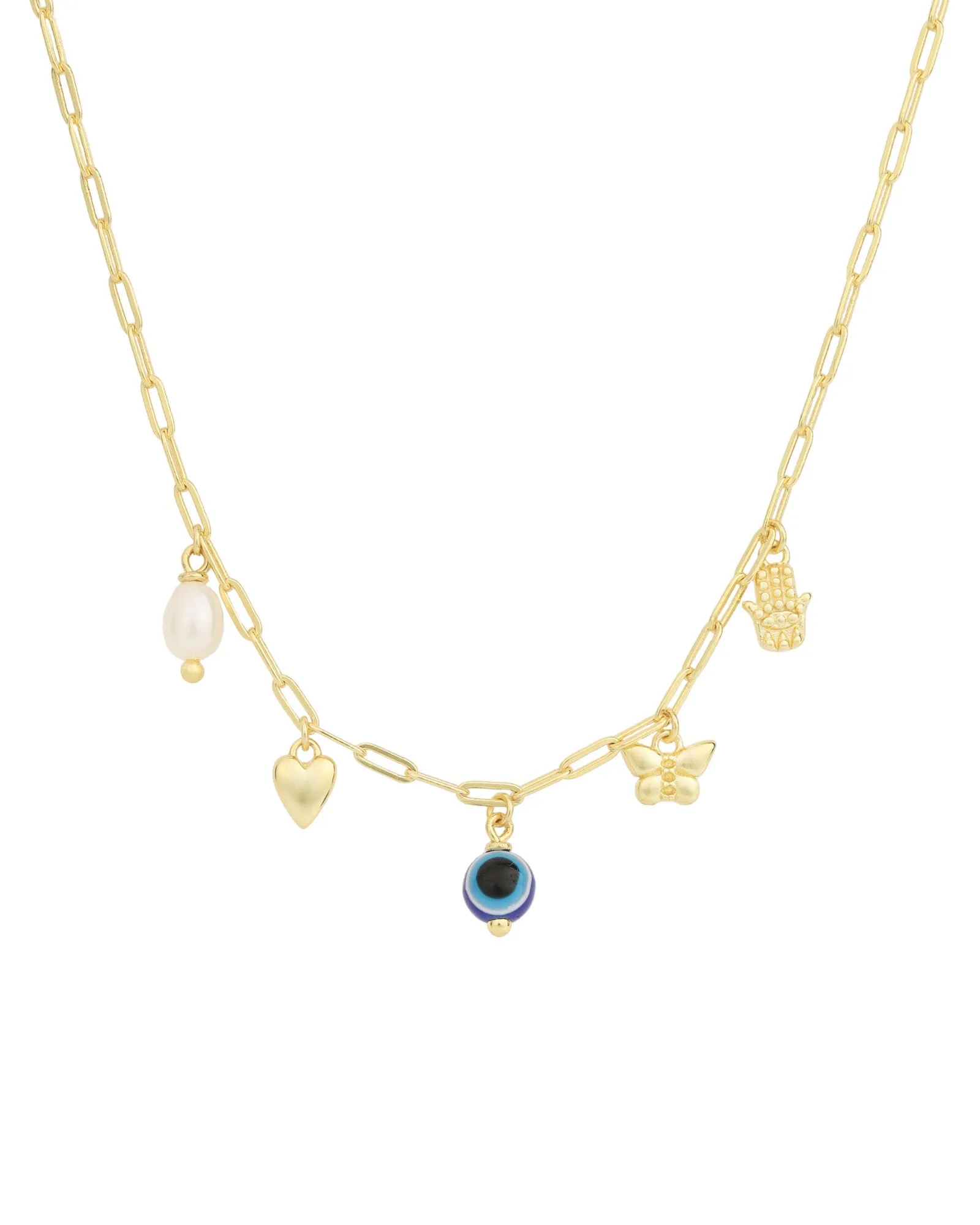 Multi Charm Necklace sold by Blue Ruby