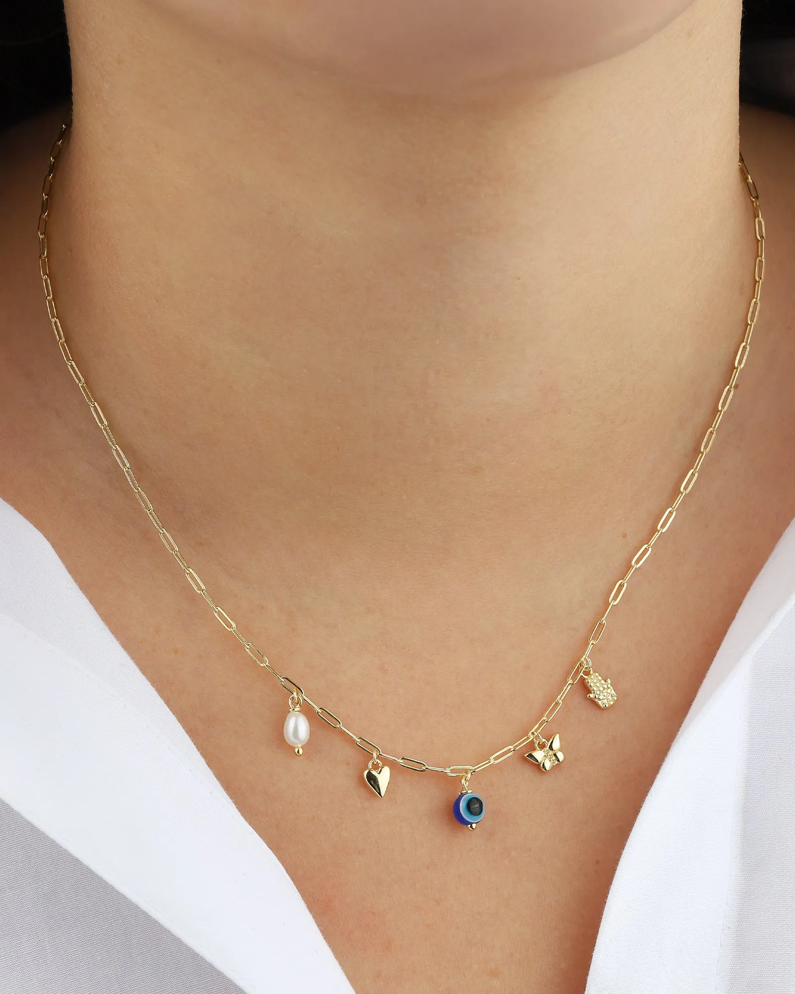 Multi Charm Necklace sold by Blue Ruby product image thumbnail 2