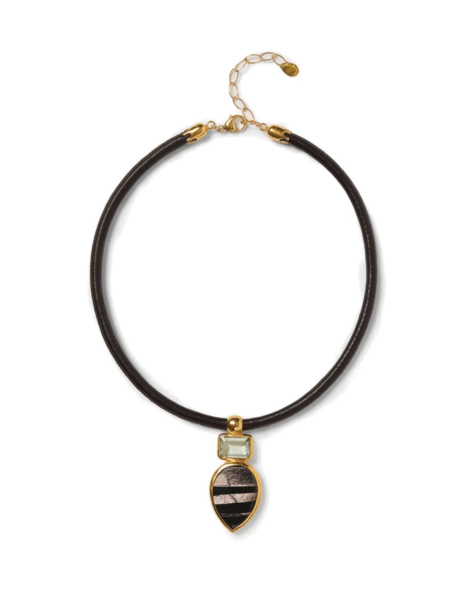 Totem Leather Necklace sold by Blue Ruby