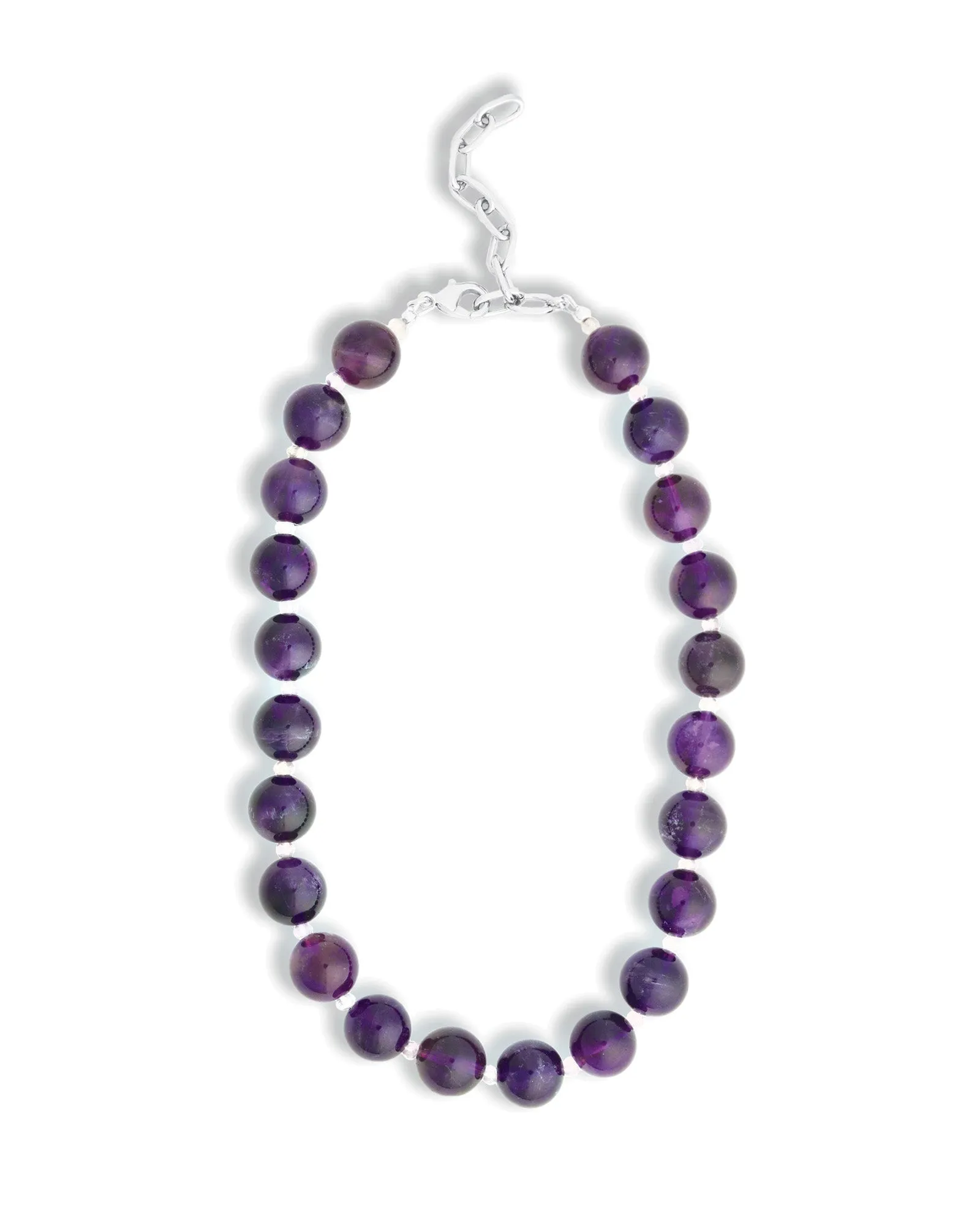 Mixed Shape Chunky Stone Necklace | 14mm sold by Blue Ruby product image thumbnail 3