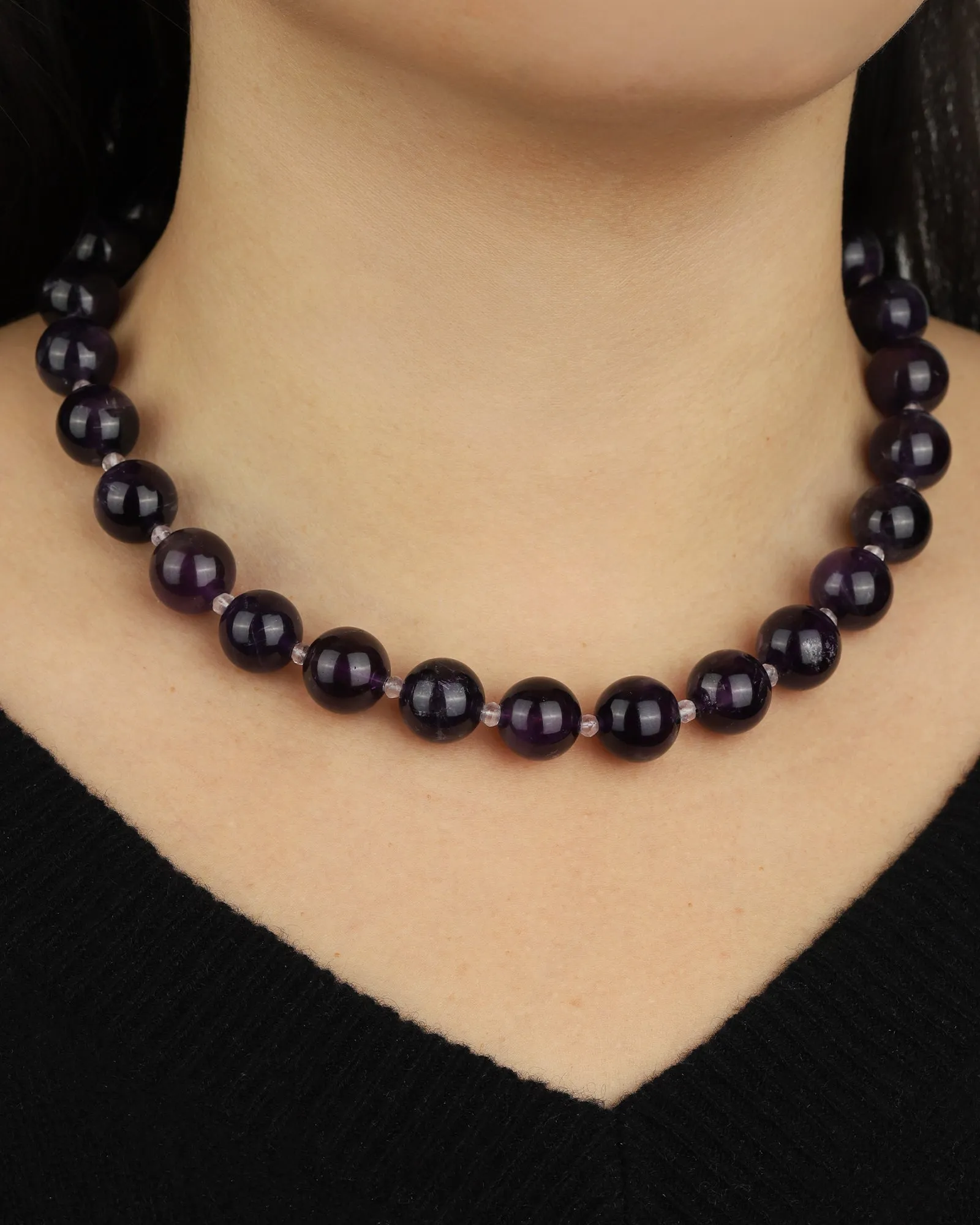Mixed Shape Chunky Stone Necklace | 14mm sold by Blue Ruby product image thumbnail 2