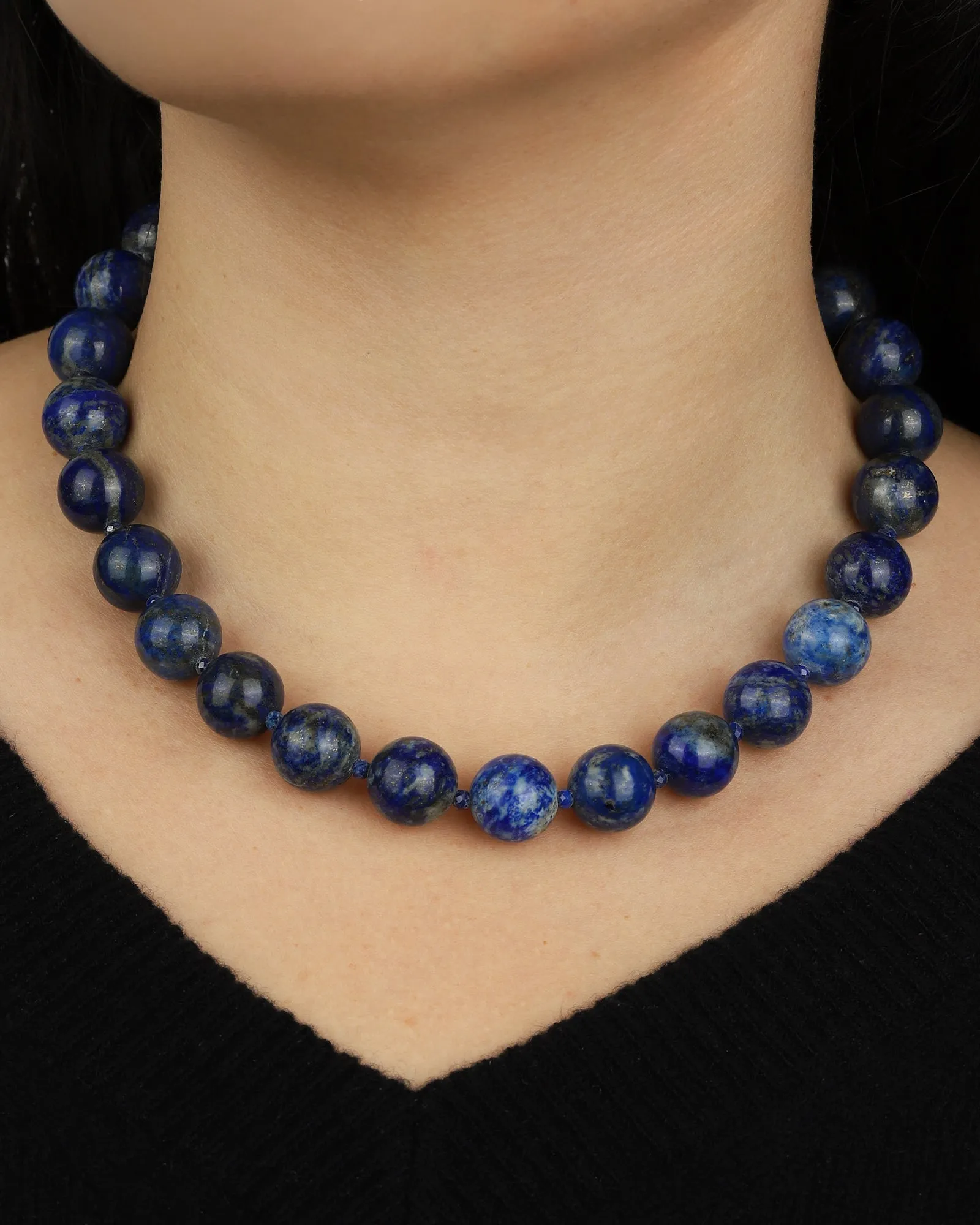Mixed Shape Chunky Stone Necklace | 14mm sold by Blue Ruby product image thumbnail 2