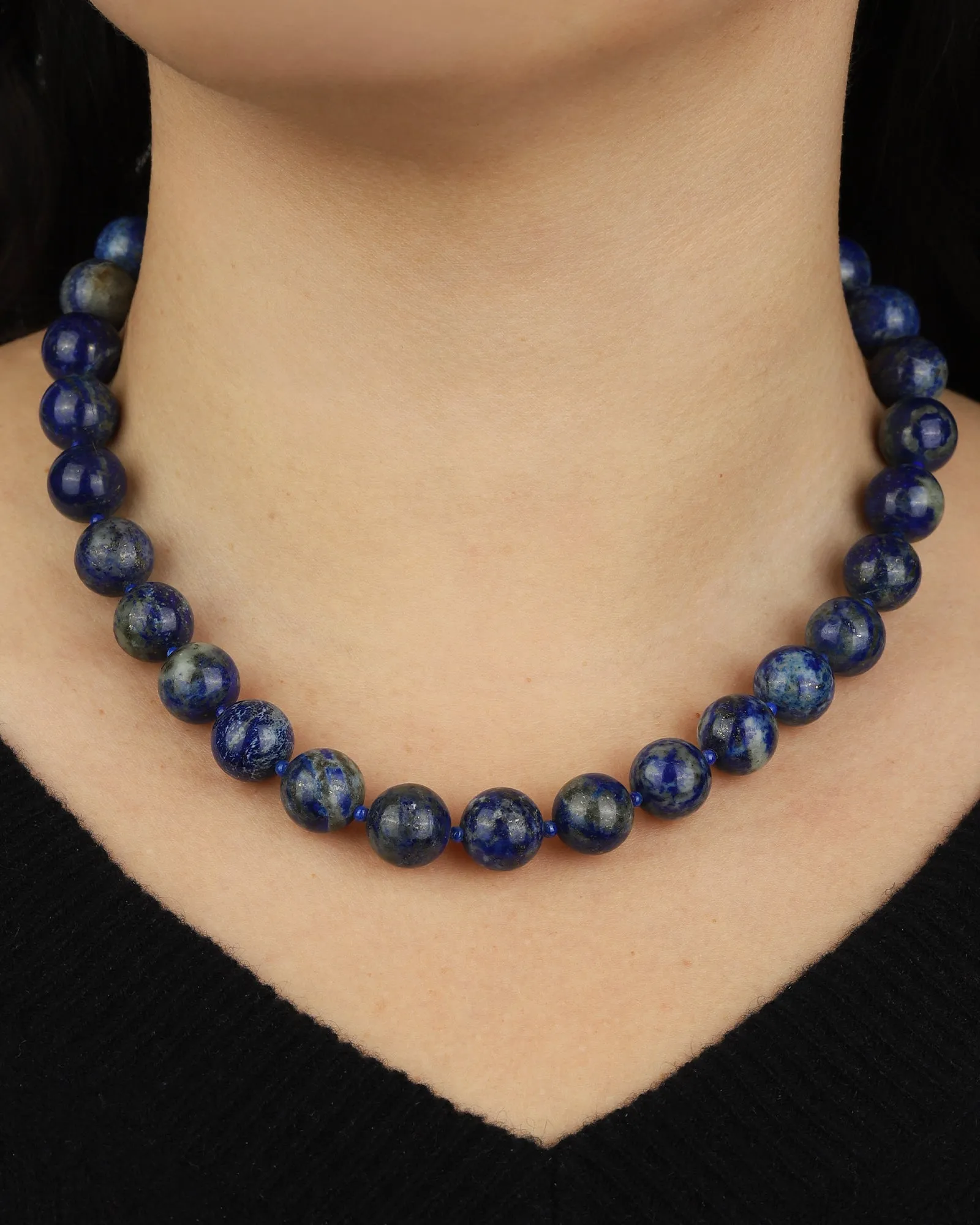 Mixed Shape Chunky Stone Necklace | 12mm sold by Blue Ruby product image thumbnail 2