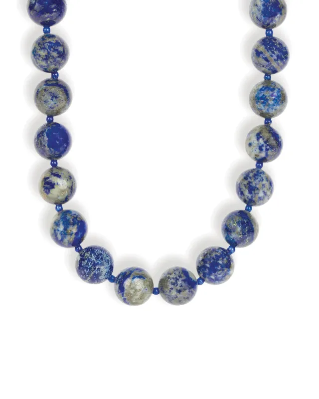 Mixed Shape Chunky Stone Necklace | 12mm sold by Blue Ruby
