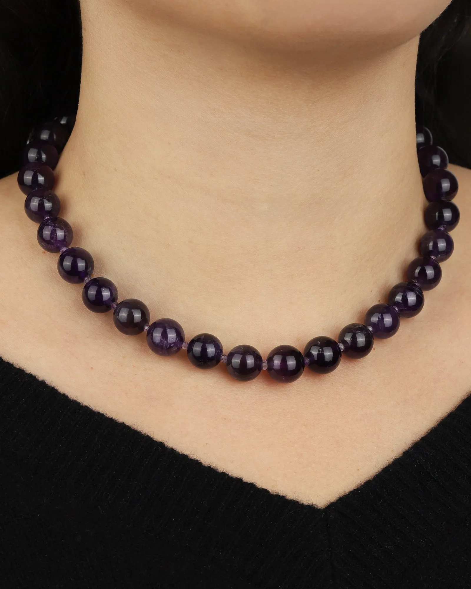 Mixed Shape Chunky Stone Necklace | 12mm sold by Blue Ruby product image thumbnail 2
