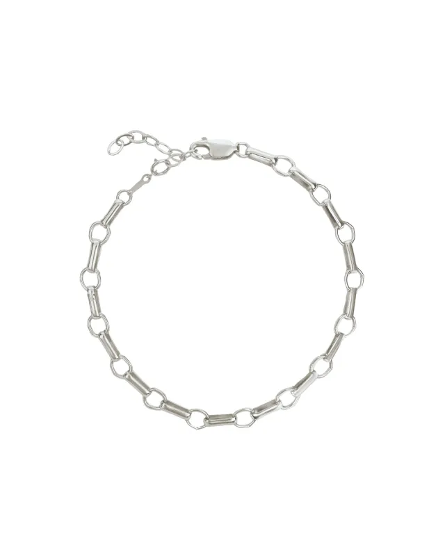 Rolo and Round Link Bracelet sold by Blue Ruby