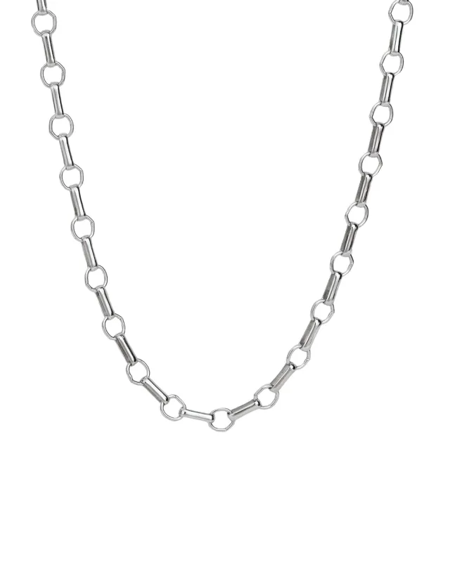 Rolo and Round Link Necklace | 14.5" sold by Blue Ruby