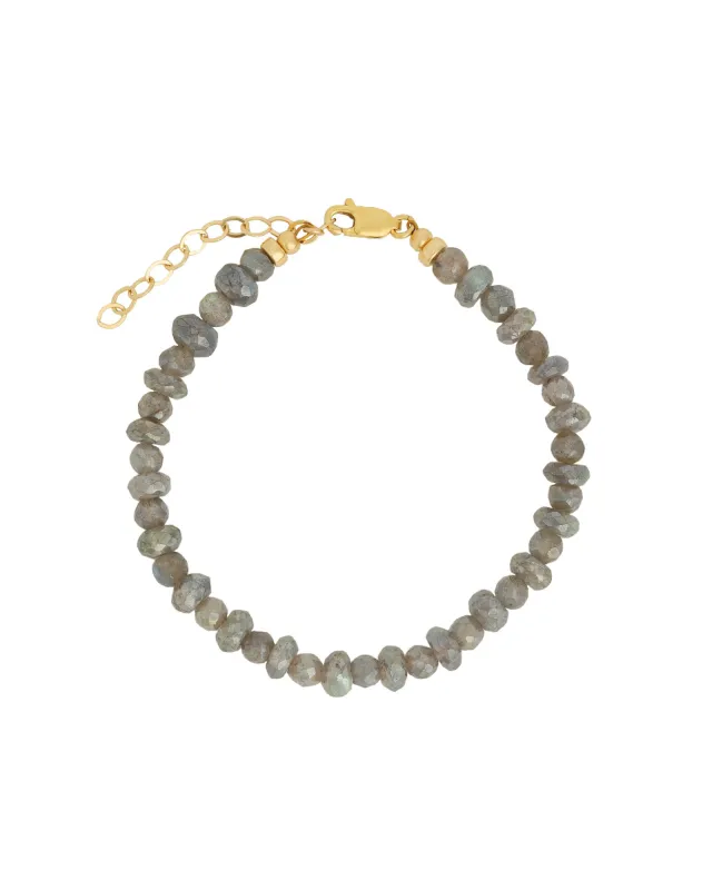 Mixed Labradorite Faceted Bracelet sold by Blue Ruby