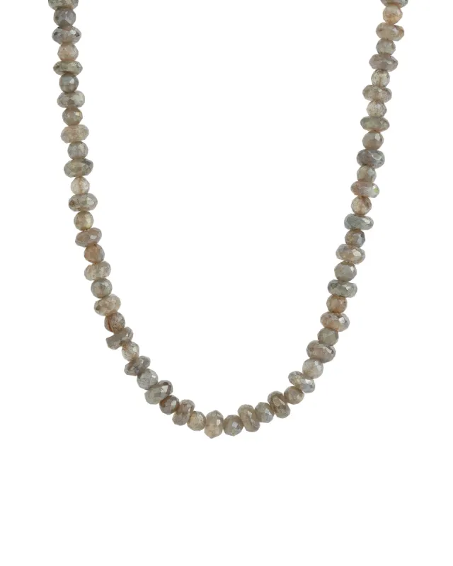 Mixed Labradorite Faceted Necklace sold by Blue Ruby