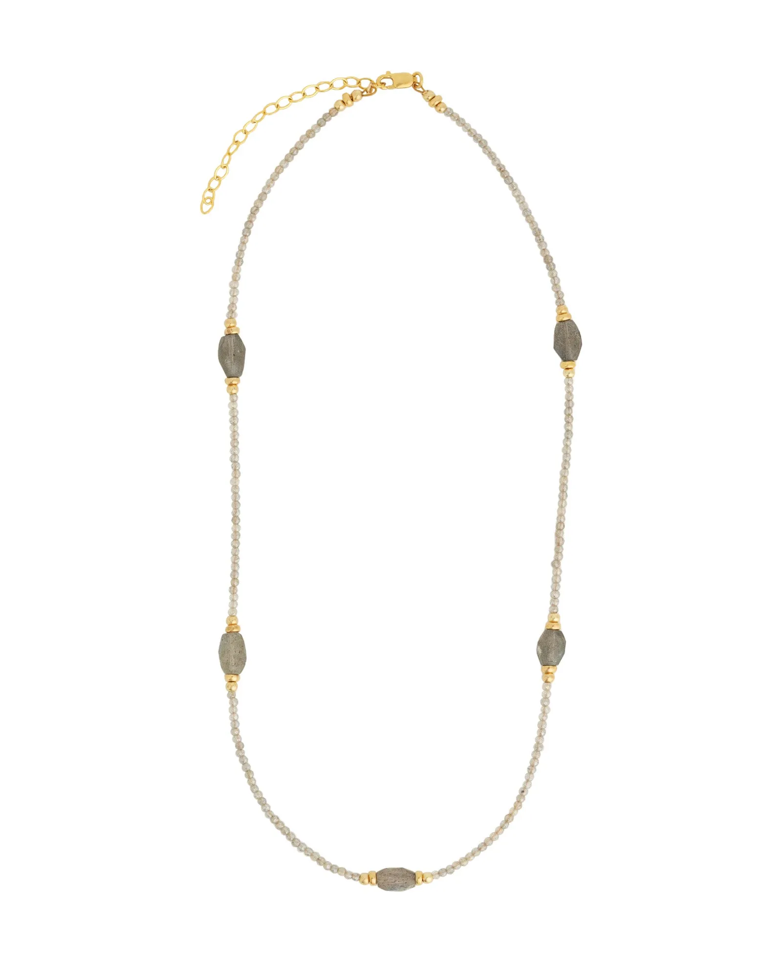 Beaded Labradorite Station Necklace sold by Blue Ruby product image thumbnail 3