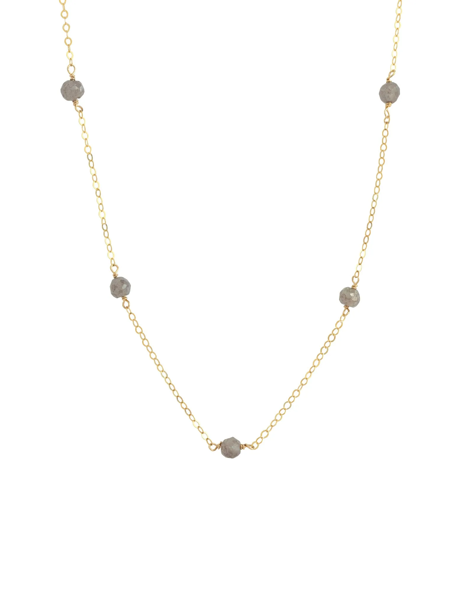 Labradorite Station Necklace sold by Blue Ruby