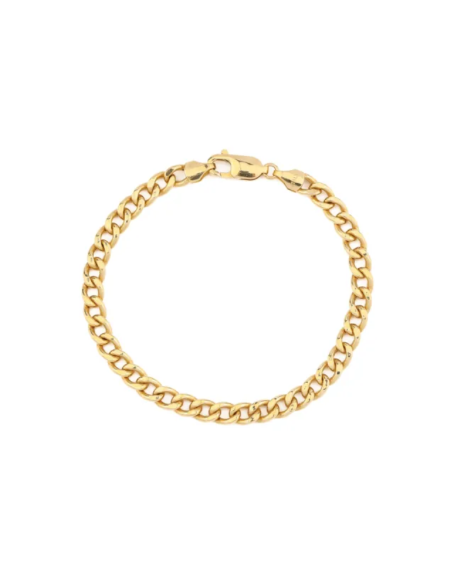 Large Curb Chain Bracelet sold by Blue Ruby