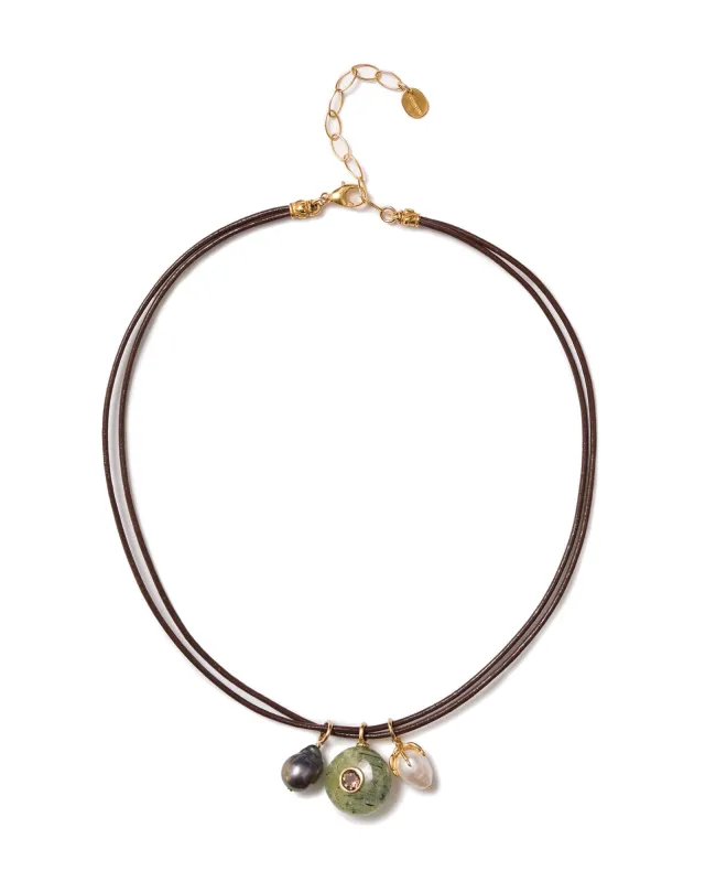 Seed Cord Necklace sold by Blue Ruby