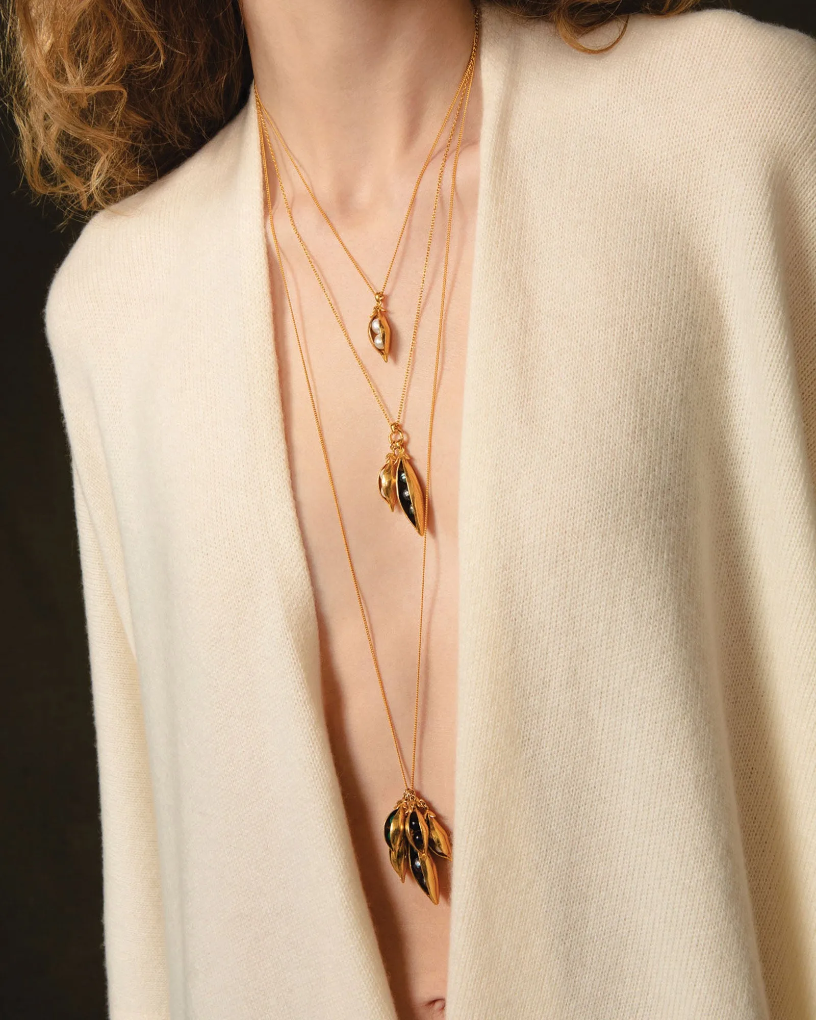 Peapod Duo Necklace sold by Blue Ruby product image thumbnail 2