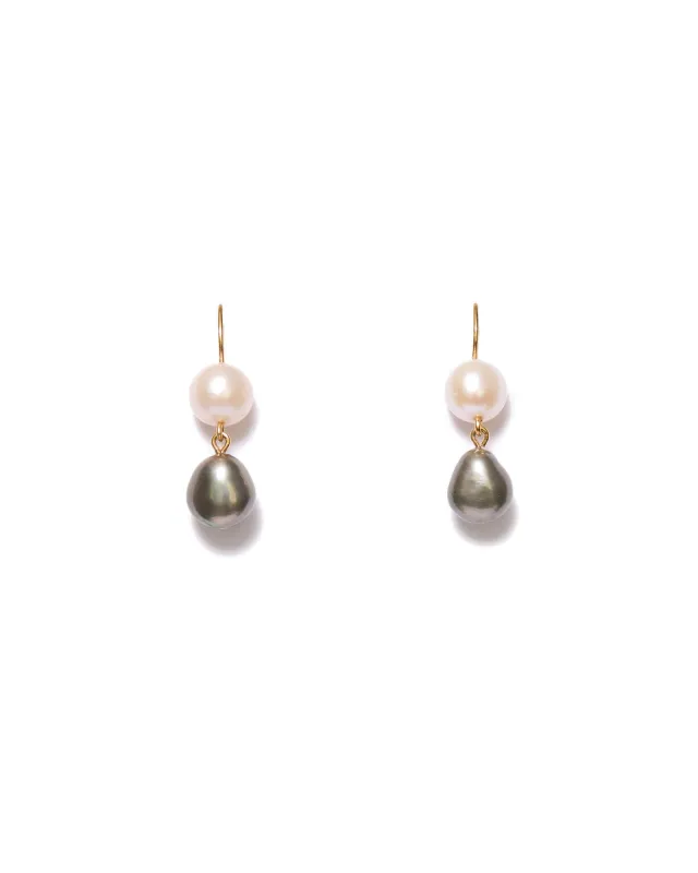 Ombre Pearl Earrings sold by Blue Ruby