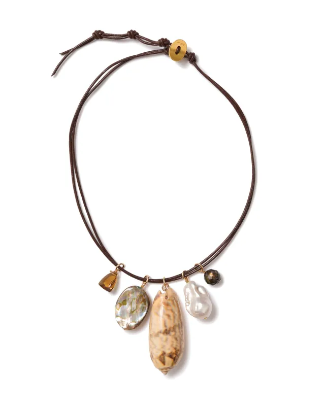 Double Strand Charm Necklace made by Chan Luu