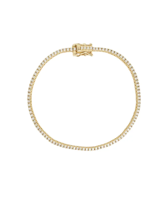 Tennis Diamond Bracelet | 2.5mm sold by Blue Ruby