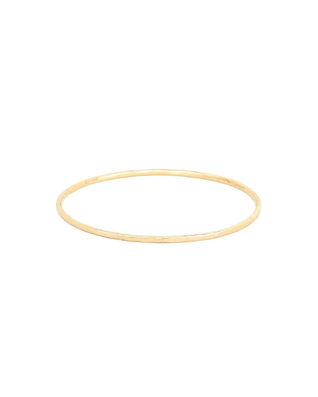 Hammer Textured Stacking Bangle sold by Blue Ruby