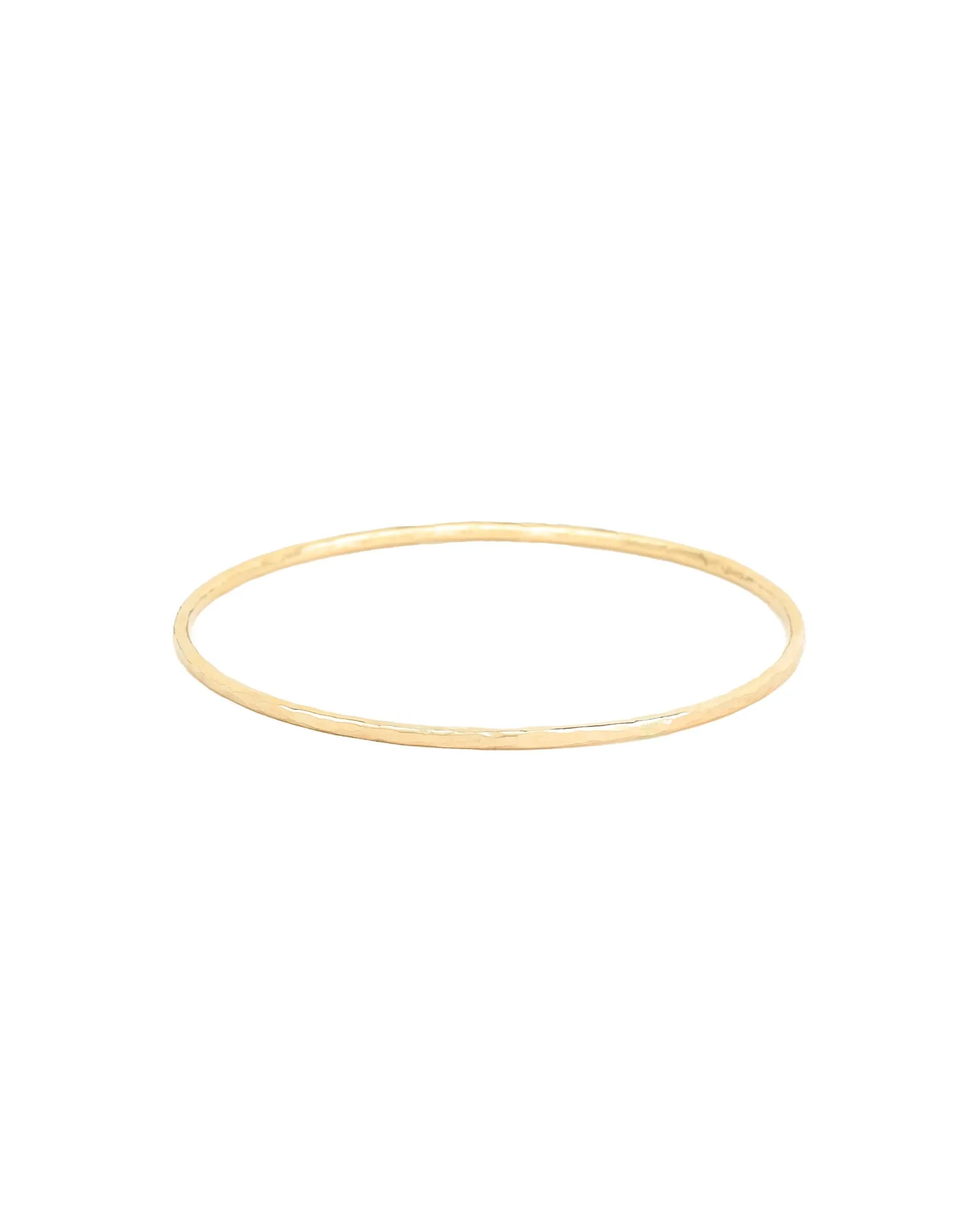 Hammer Textured Stacking Bangle sold by Blue Ruby