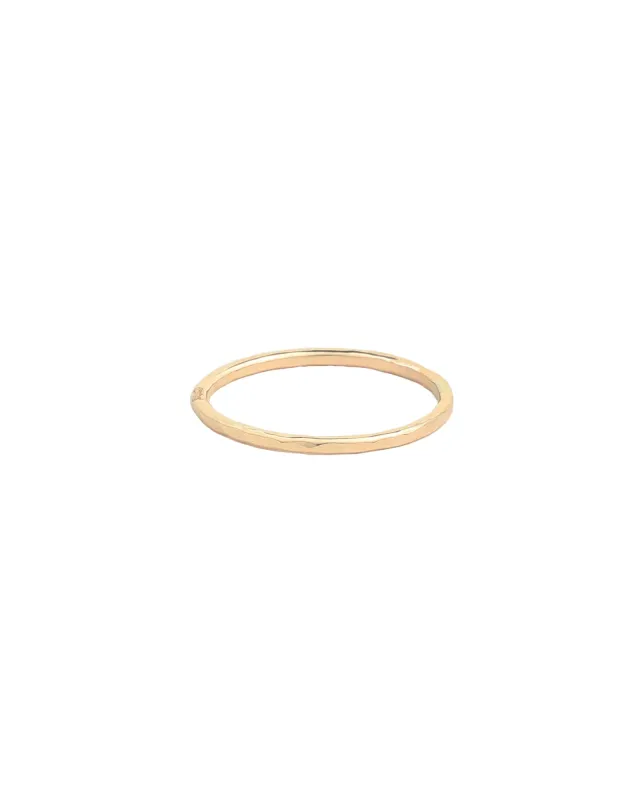 Hammer Textured Stacking Ring sold by Blue Ruby