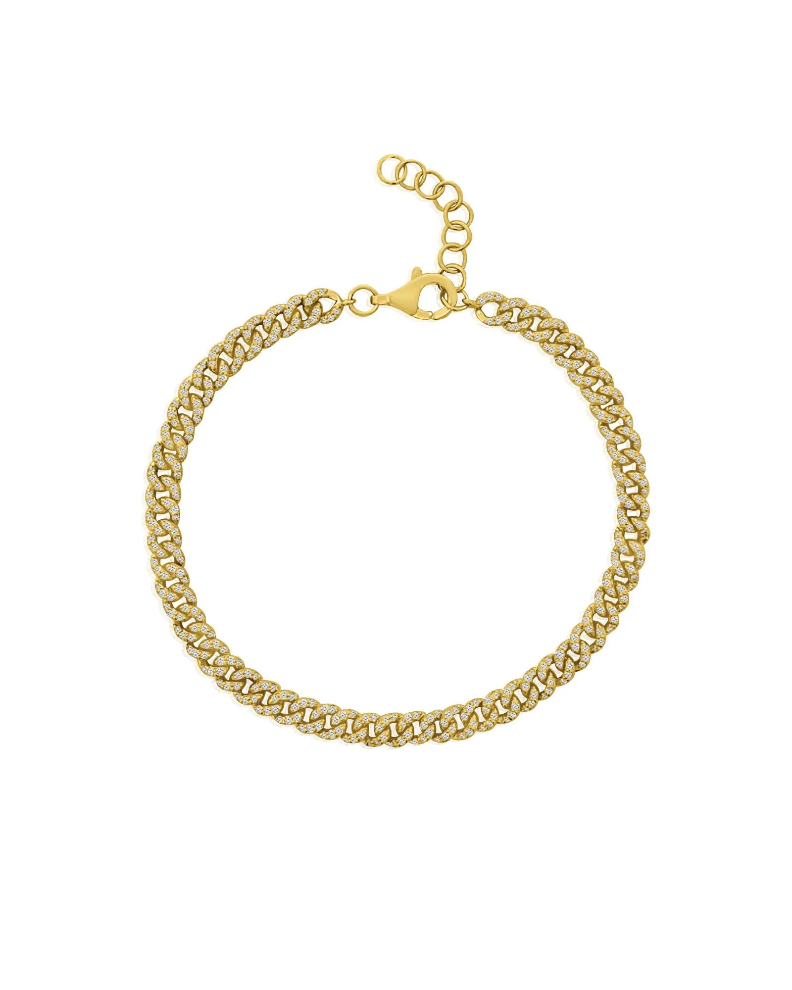 Diamond Curb Chain Bracelet sold by Blue Ruby