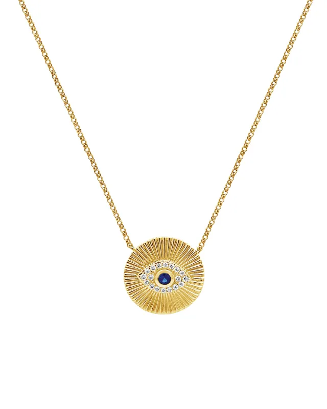 Radiant Evil Eye Necklace sold by Blue Ruby