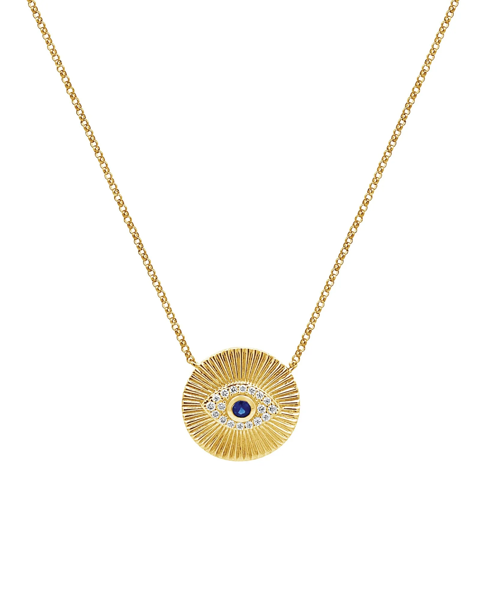 Radiant Evil Eye Necklace sold by Blue Ruby