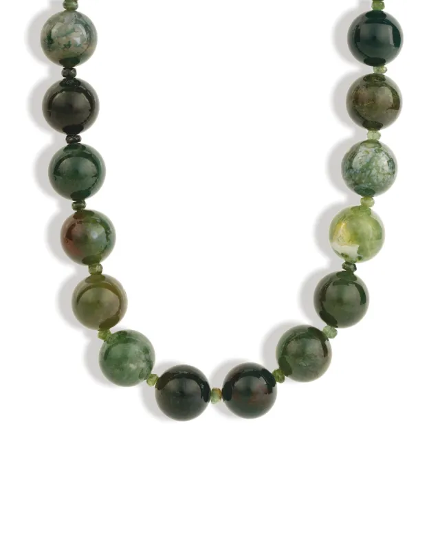 Mixed Shape Chunky Stone Necklace | 14mm sold by Blue Ruby