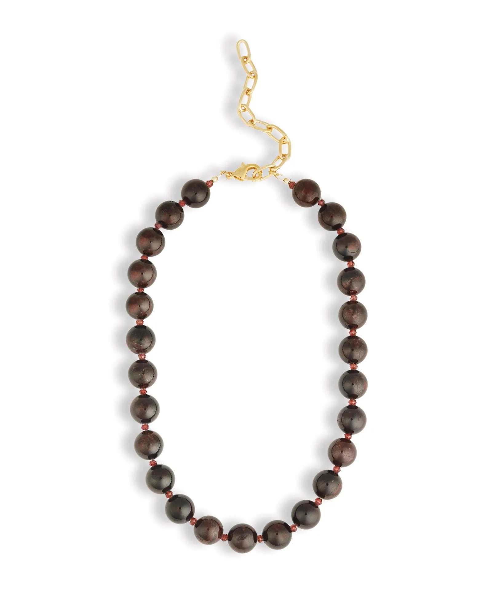 Mixed Shape Chunky Stone Necklace | 12mm sold by Blue Ruby product image thumbnail 3