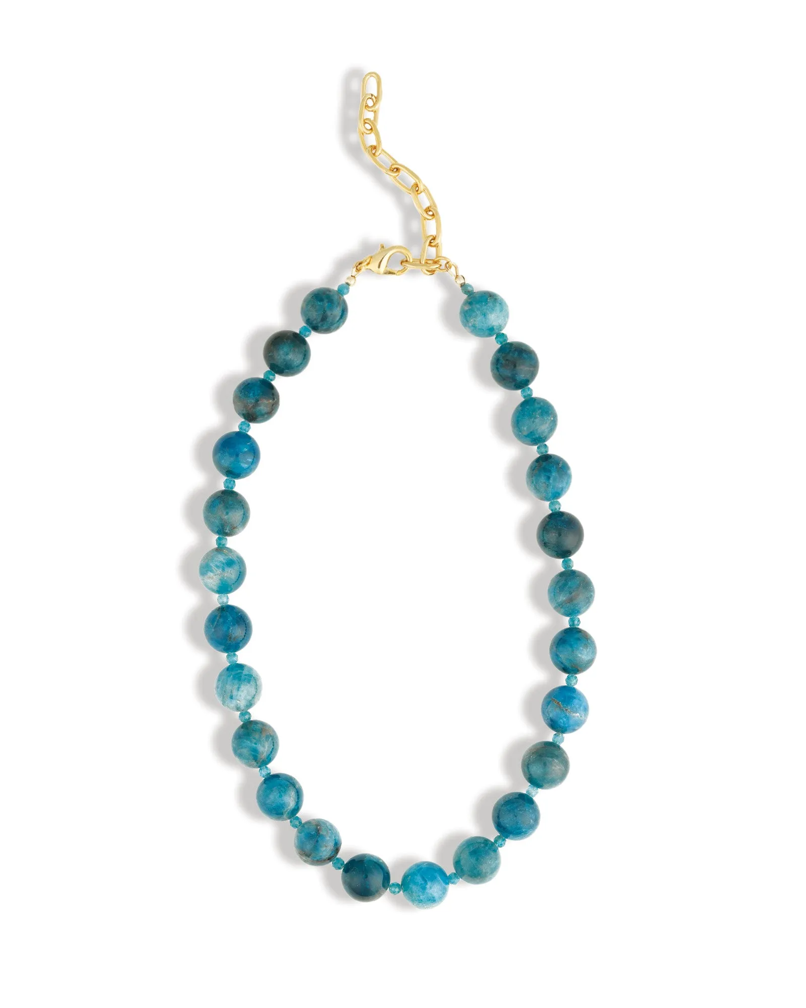 Mixed Shape Chunky Stone Necklace | 12mm sold by Blue Ruby product image thumbnail 3