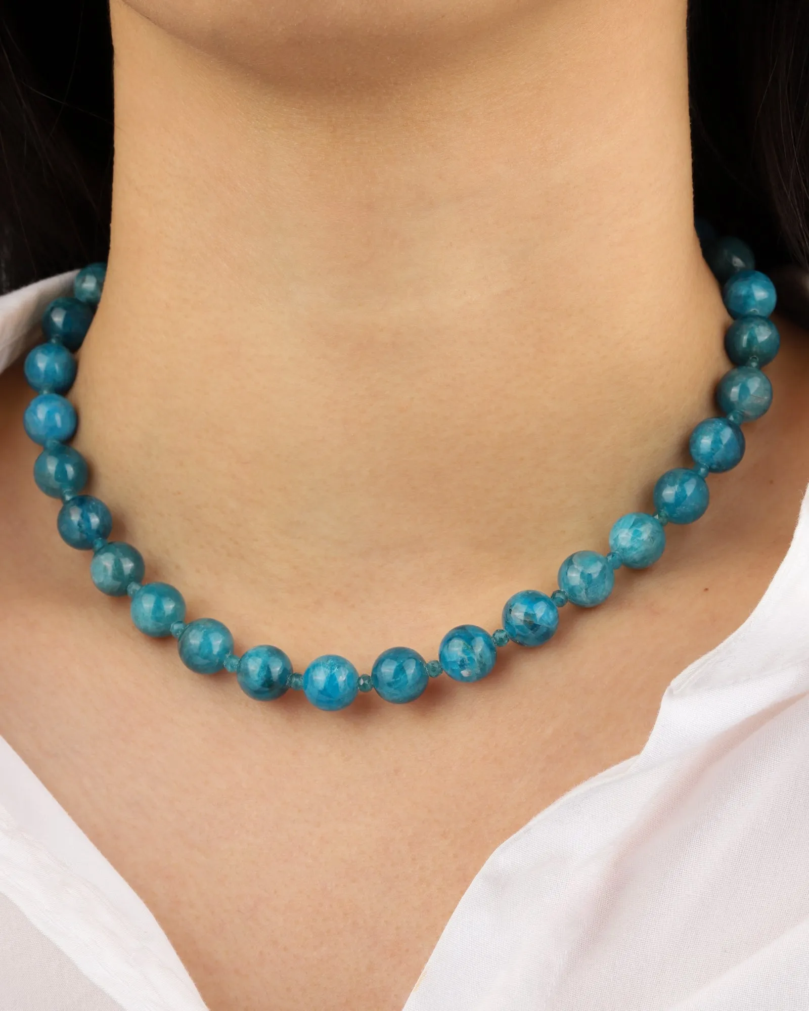 Mixed Shape Beaded Necklace | 10mm sold by Blue Ruby product image thumbnail 2