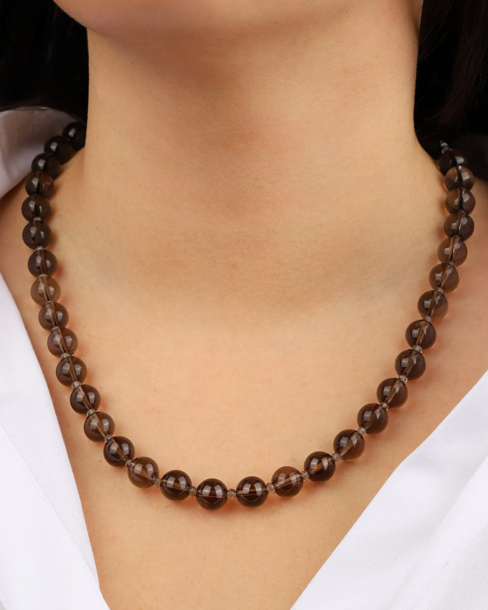 Mixed Shape Long Beaded Necklace | 10mm sold by Blue Ruby product image thumbnail 2