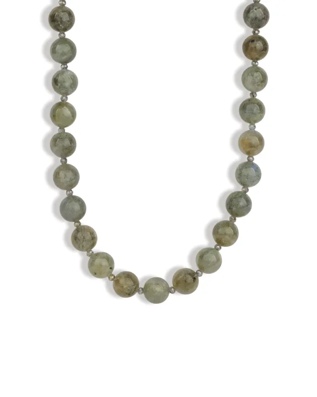 Mixed Shape Long Beaded Necklace | 10mm sold by Blue Ruby