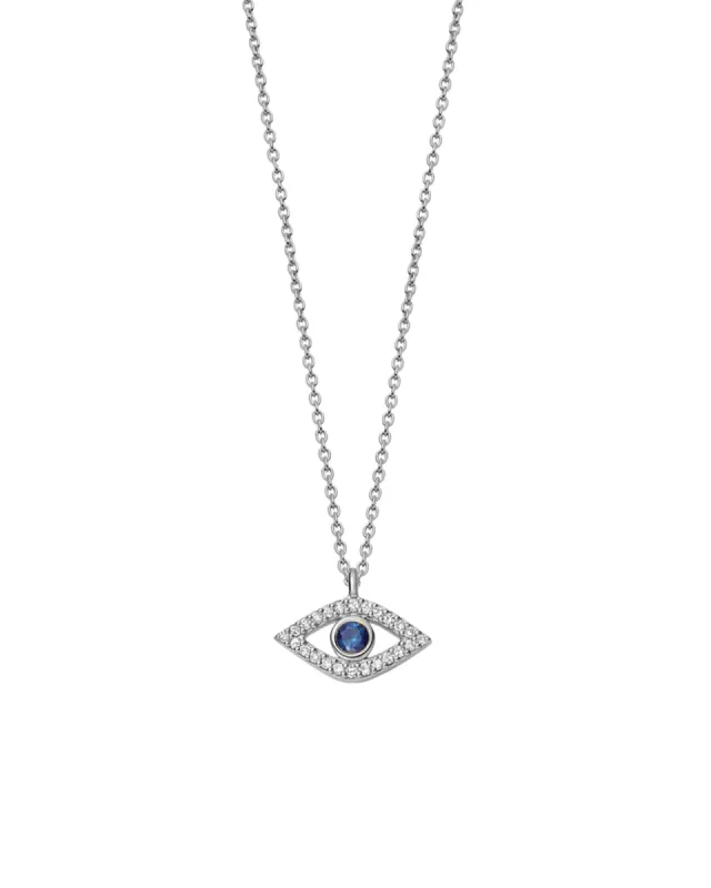 Evil Eye CZ Necklace sold by Blue Ruby