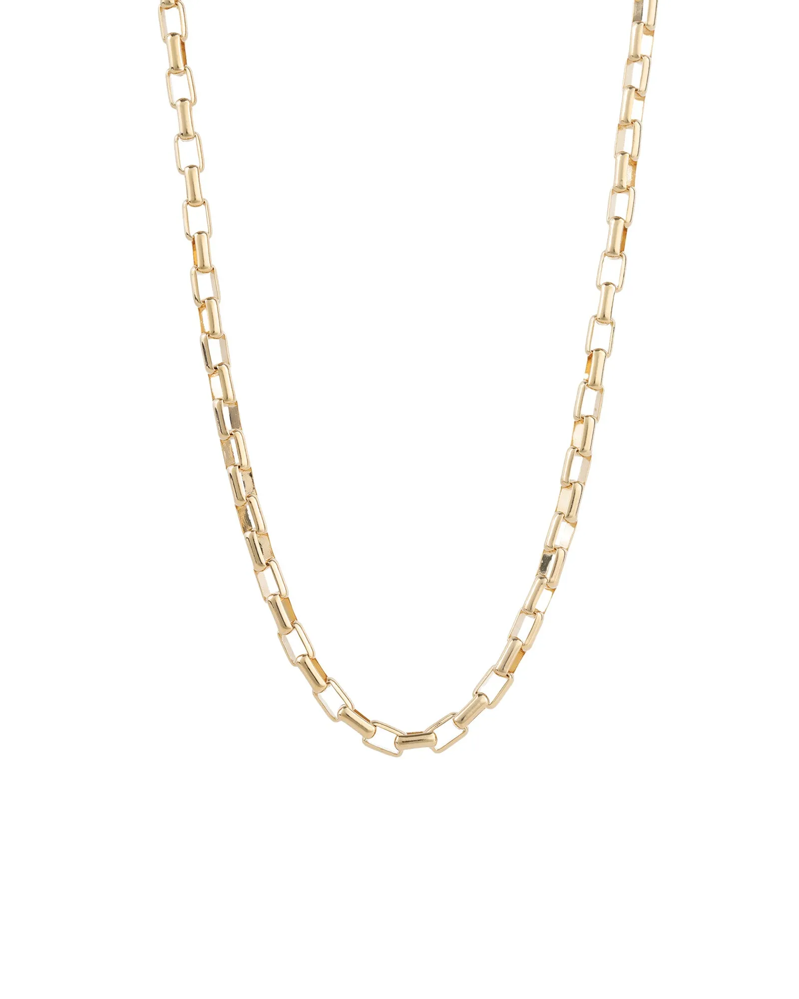 Rectangle Link Chain Necklace sold by Blue Ruby