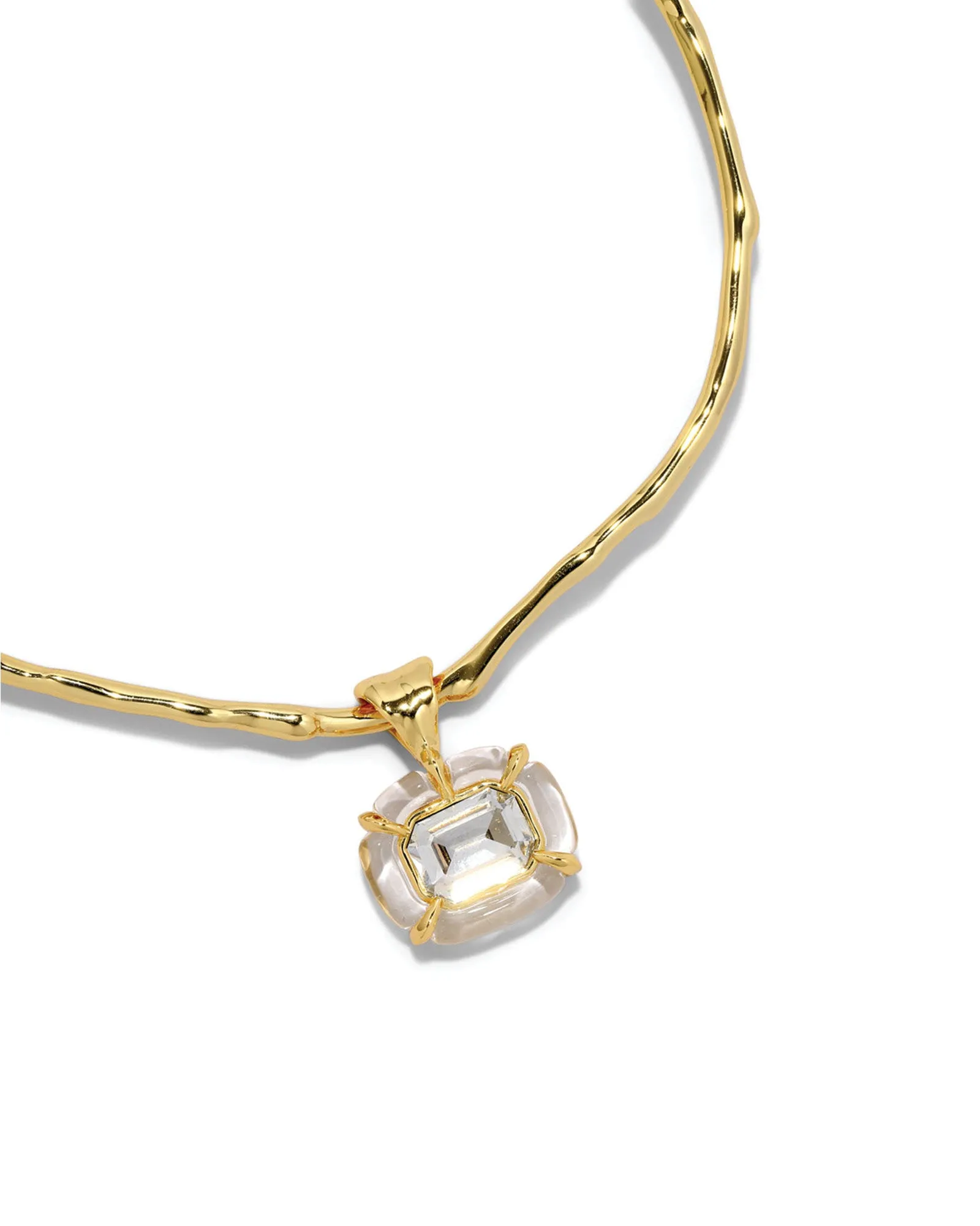 Liquid Lucite Jeweled Crystal Collar sold by Blue Ruby product image thumbnail 5